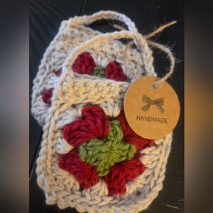 Gift card holder/jewelry gift bags. Handmade.  Set of 2